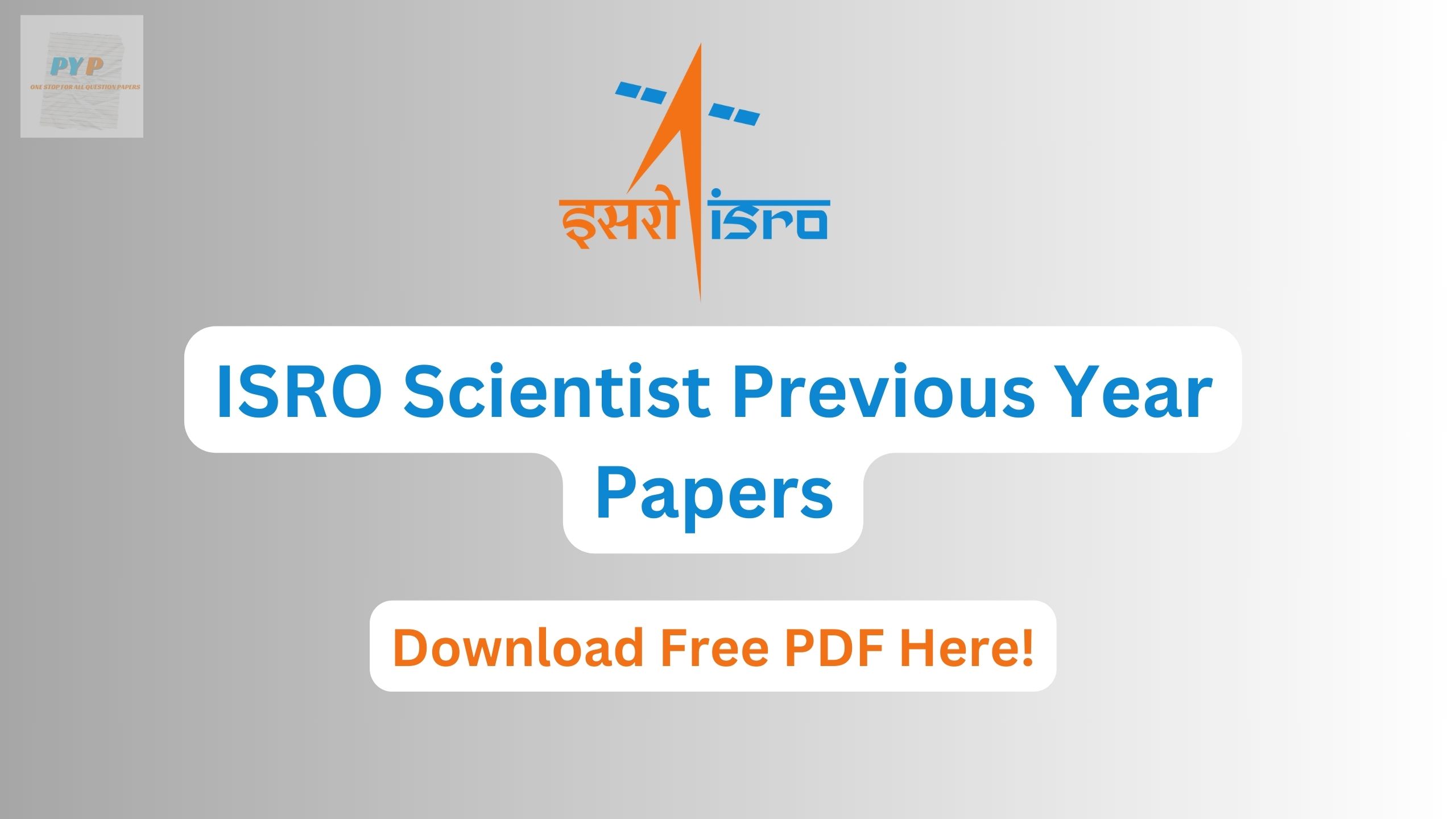 ISRO Scientist Question Paper