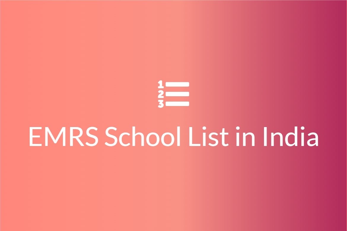 EMRS School List in India