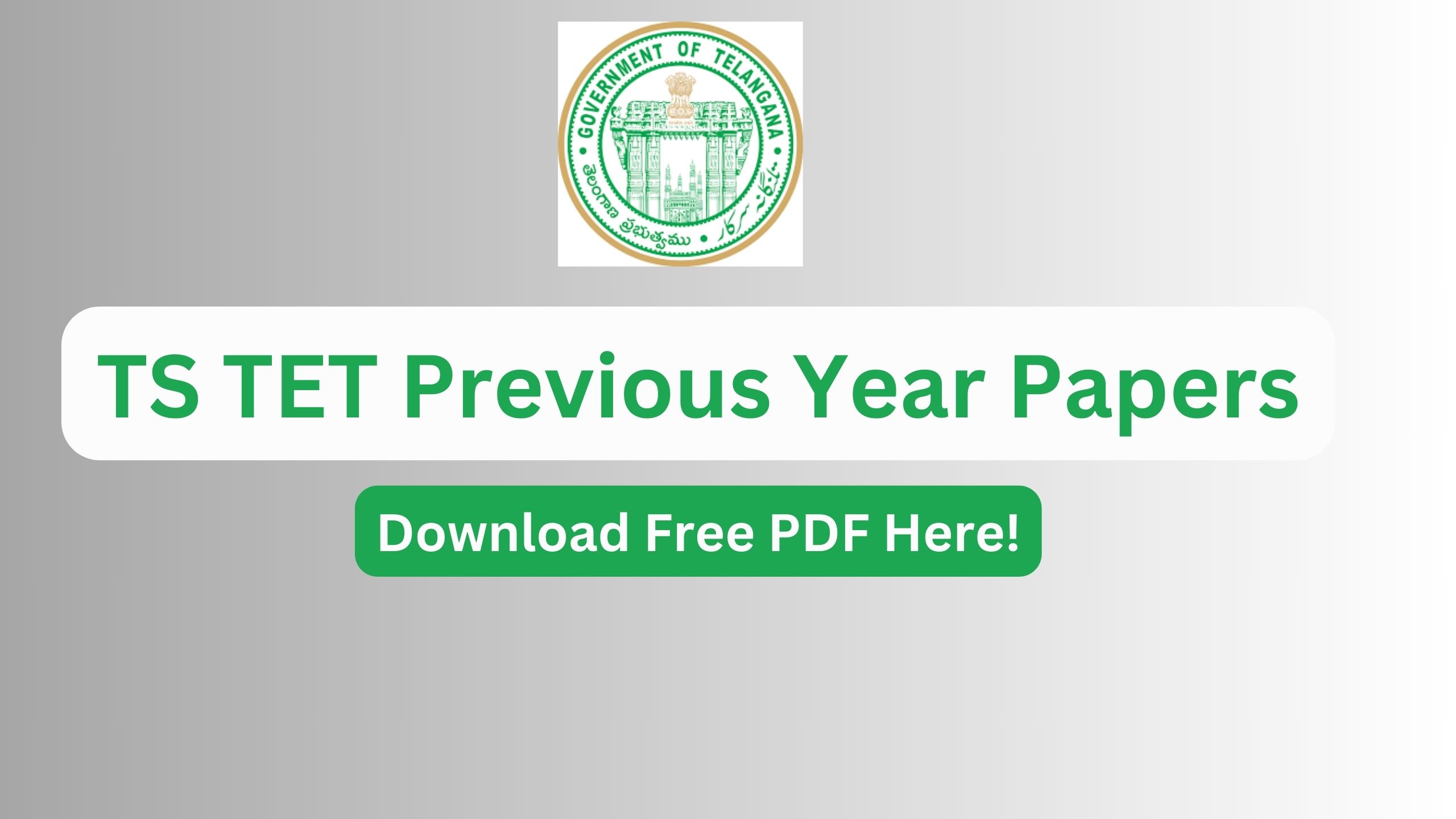 TS TET Previous Year Papers