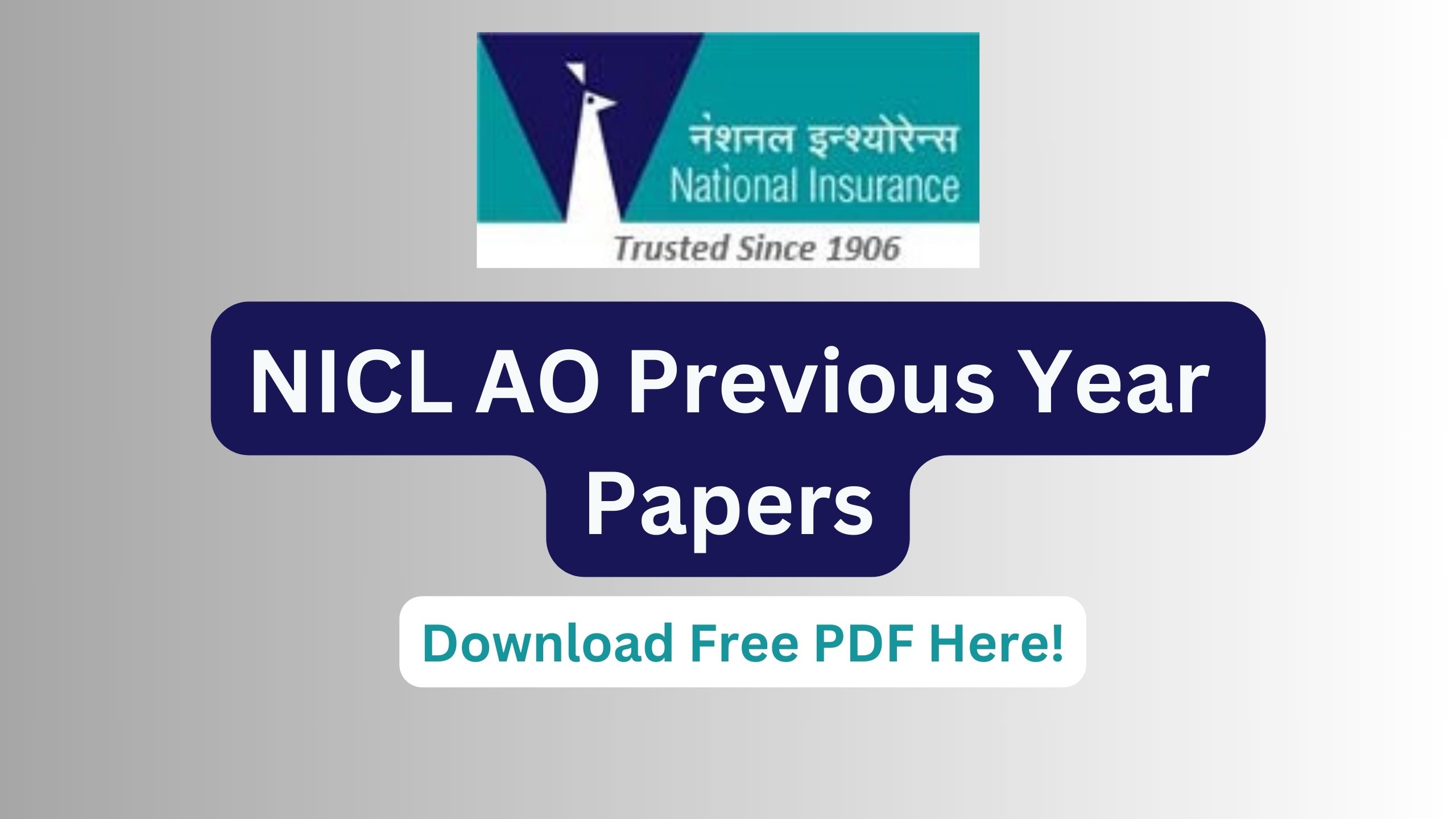 NICL AO Previous Year Papers