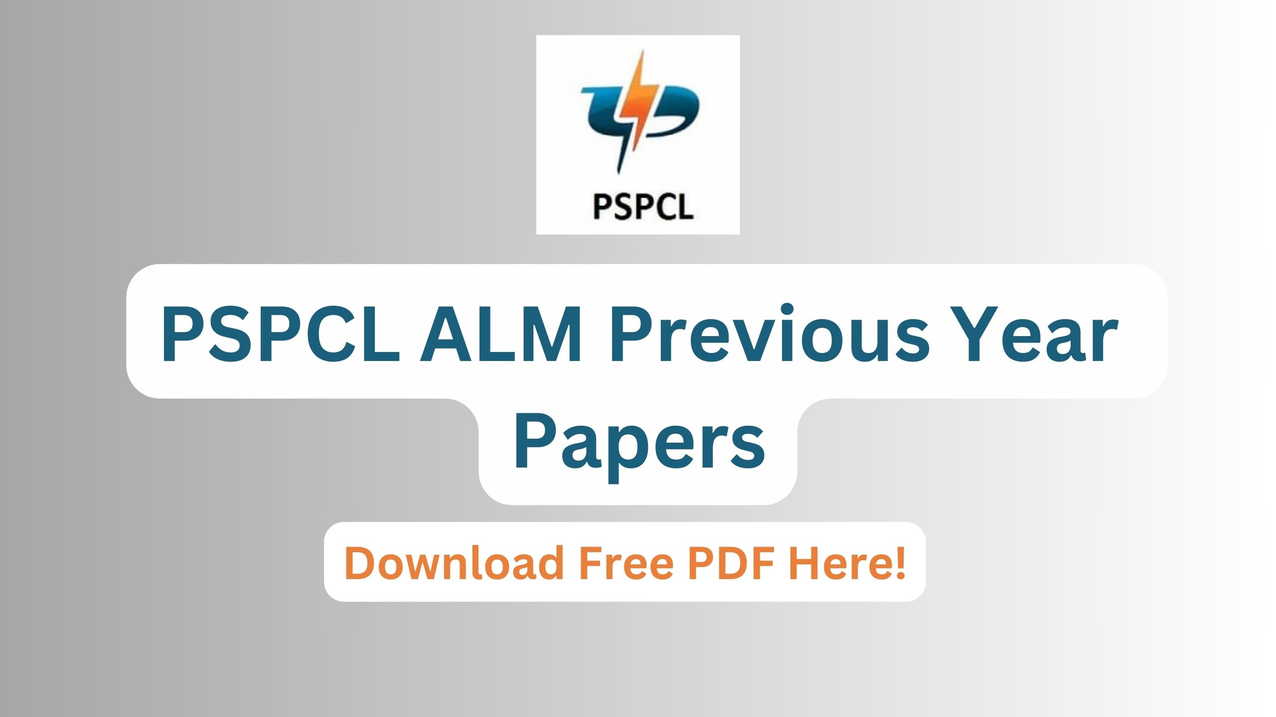PSPCL ALM Previous Year Papers