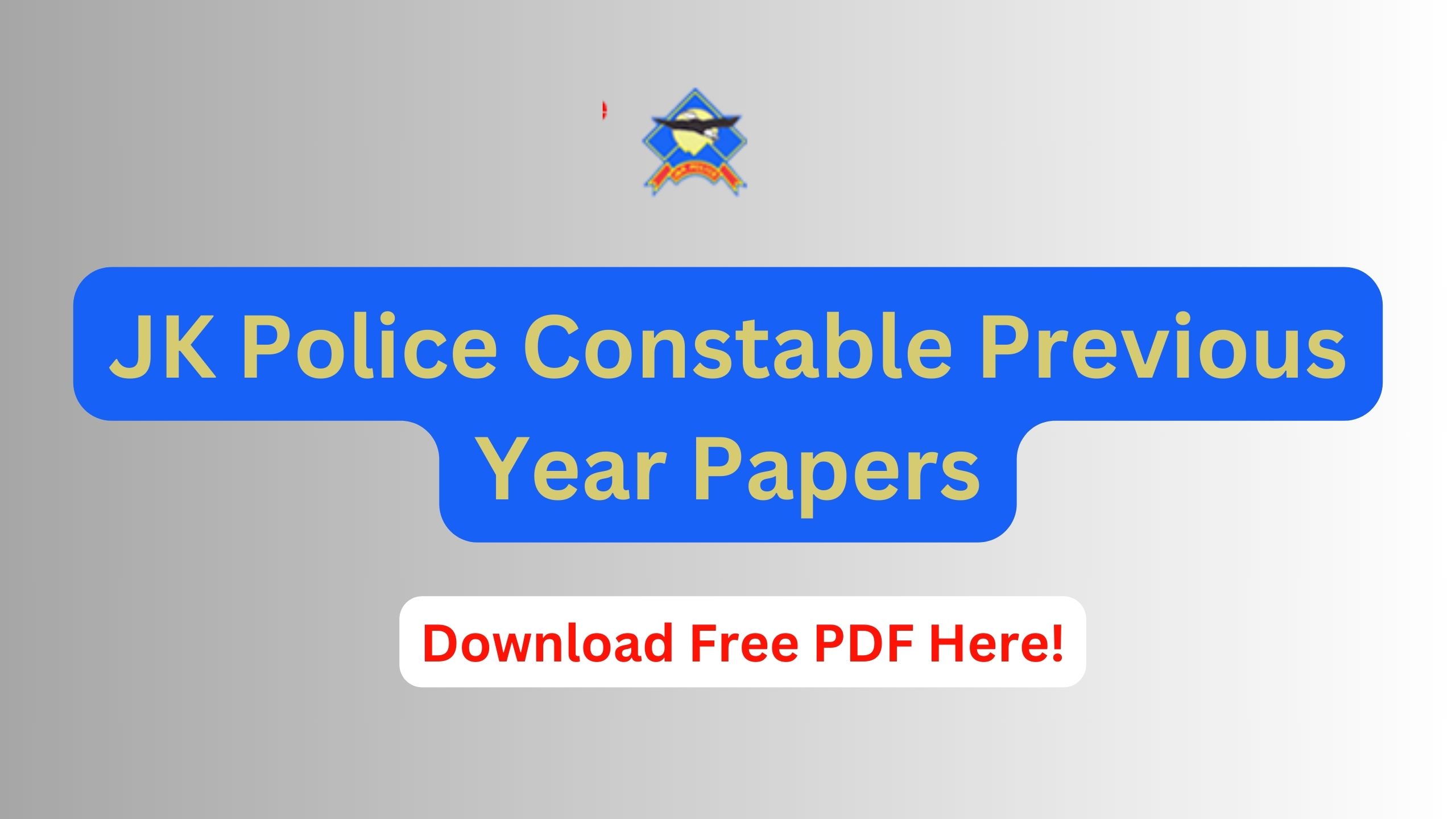 JK Police Constable Previous Year Papers